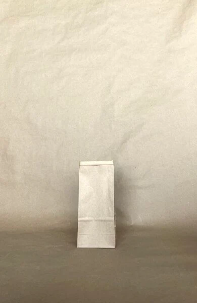 1/2lb Kraft Tin Tie Bag PLA Lined 3.38" x 2.5" x 7.75" 1000cs ASTMD6400 - Disposable Take Away Food Packaging - Canadian Distribution
