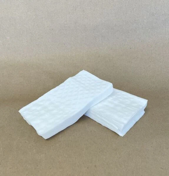 1 Ply White Tall Fold Sugarcane Napkin 18pk/500per 9000cs - Disposable Take Away Food Packaging - Canadian Distribution