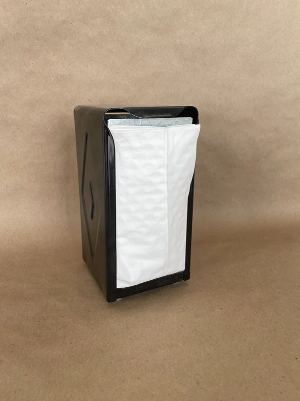 1 Ply White Tall Fold Sugarcane Napkin 18pk/500per 9000cs - Disposable Take Away Food Packaging - Canadian Distribution - Image 2