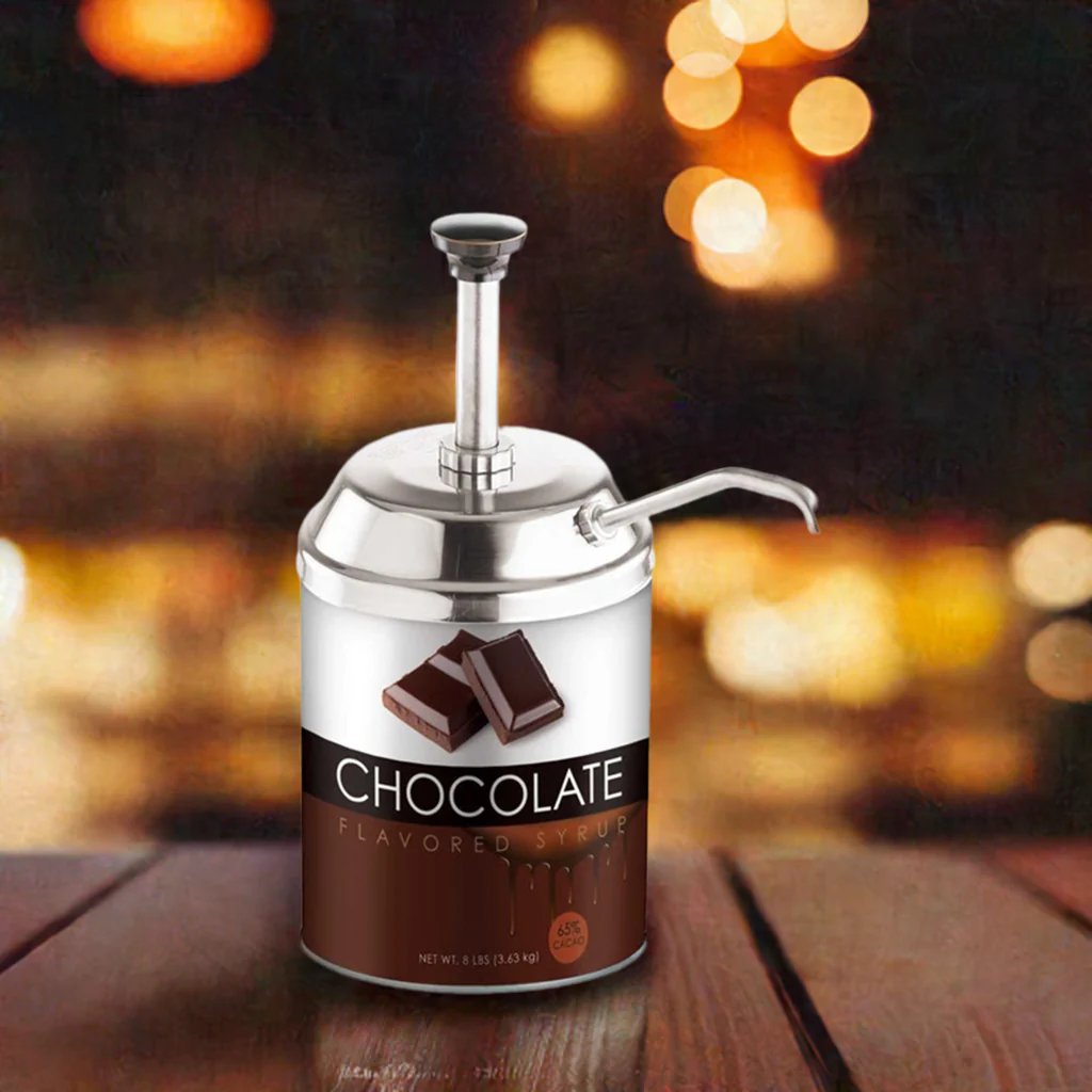 #10 Can Syrup Pump | Stainless Steel - Image 2