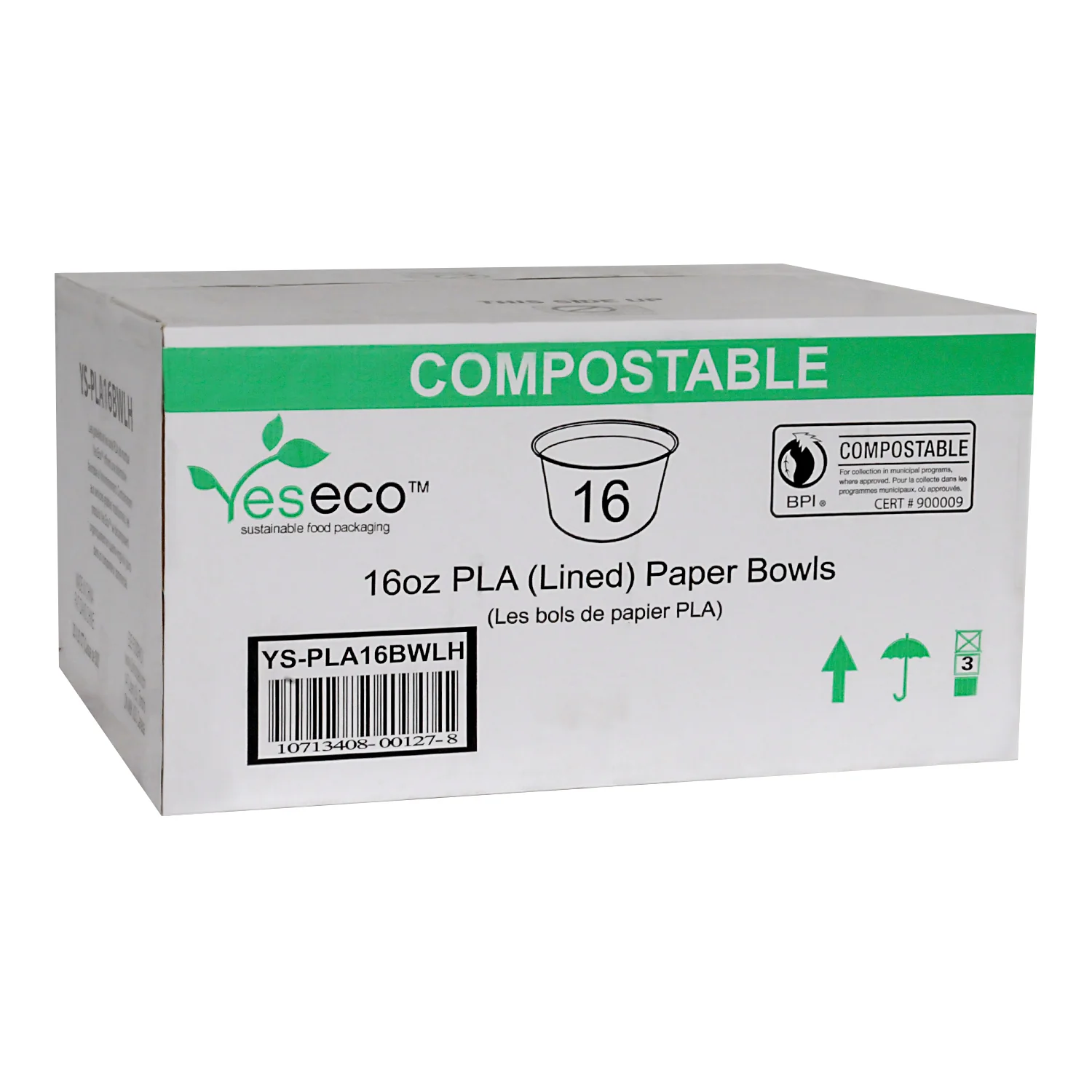 16 oz Eco Friendly Ice Cream/Froyo/Soup Paper Cups/Containers/Bowls (500/Cs) - Image 3
