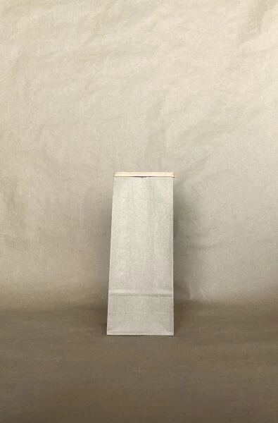 1lb Kraft Tin Tie Bag PLA Lined 4.25" x 2.5" x 10.5" 1000cs ASTMD6400 - Disposable Take Away Food Packaging - Canadian Distribution