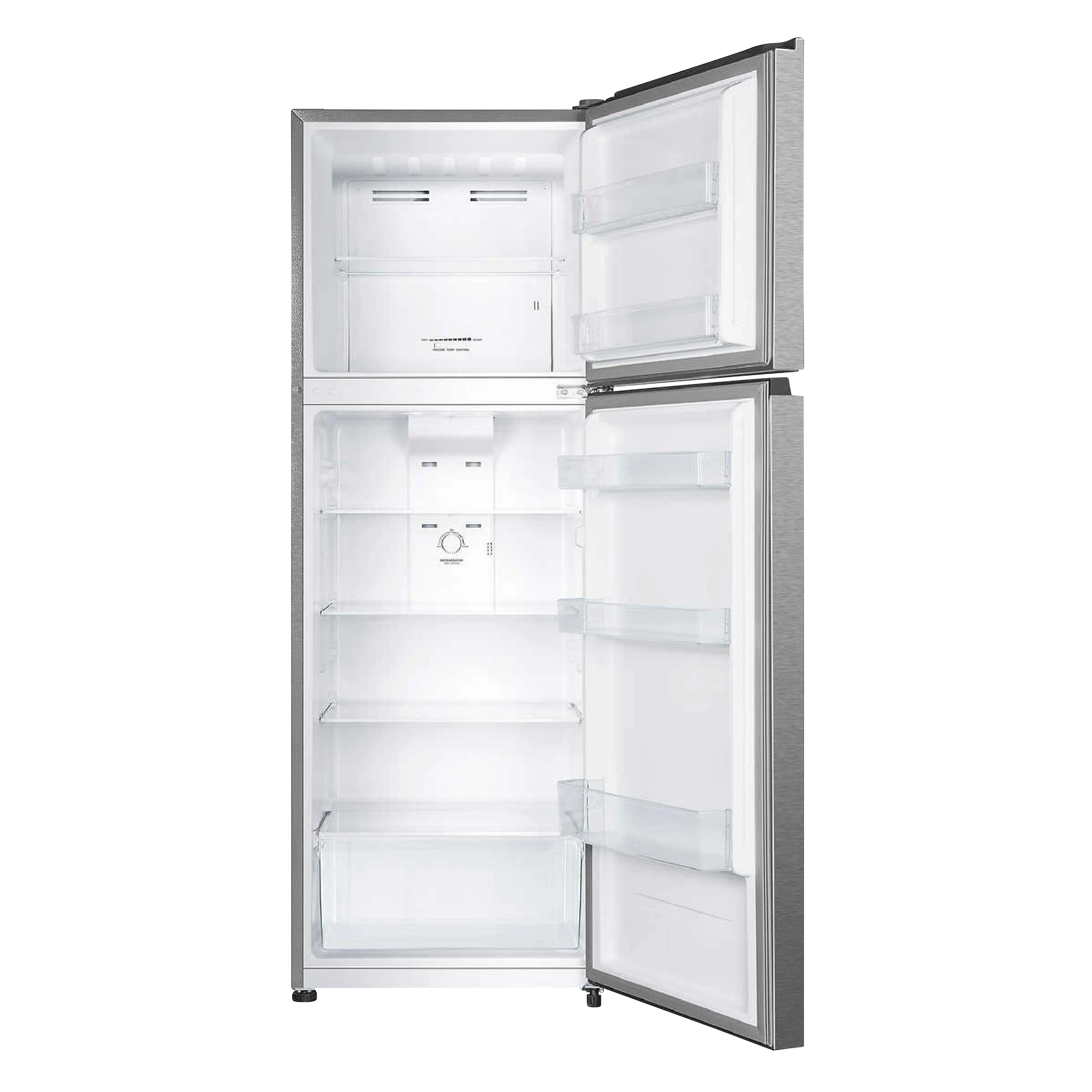 24 in 11.5 cu ft Stainless Steel Top Mount Counter Depth Refrigerator - Recessed Handle - Hisense - Restaurant Equipment and Smallwares - Canadian Distribution - Image 2