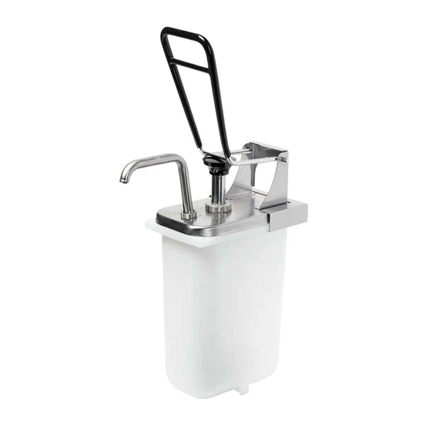 3 1/2 Qt Fountain Jar, Lever Pump | Stainless Steel - Image 2
