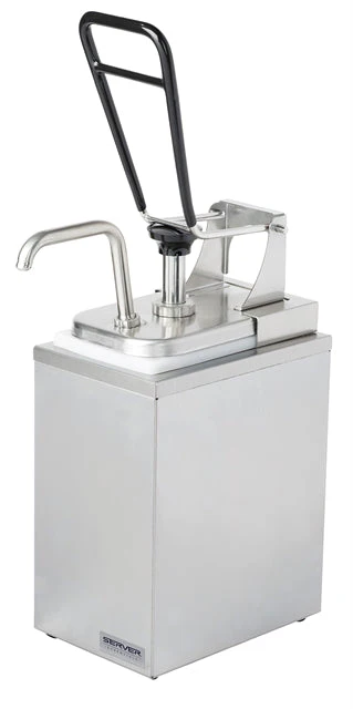 3 1/2 Qt Fountain Jar, Lever Pump | Stainless Steel - Image 3