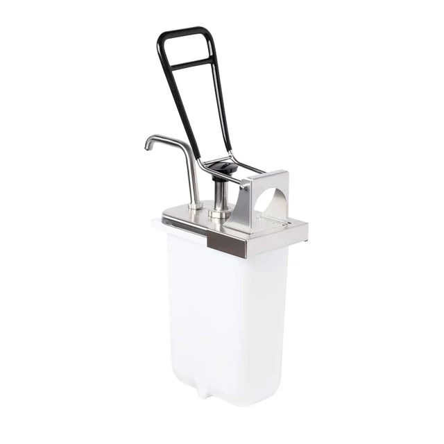 3 1/2 Qt Fountain Jar, Lever Pump | Stainless Steel - Image 4