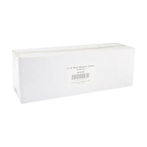 4.5 Inch Birch Skewers - 10 x 1000 - Hy-Five Canada - Hy-Stix - Ships Free Within Canada on Orders Above CAD $199 - Image 2
