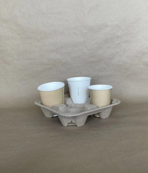 4 Cup Carry Tray 300cs - Disposable Take Away Food Packaging - Canadian Distribution - Image 3