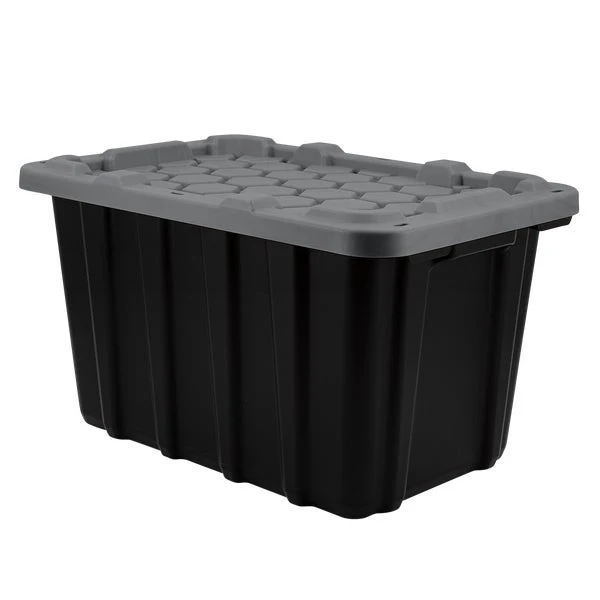 45L Heavy Duty Tote with Grey Lid - 1 - Restaurant Foodservice Equipment and Accessories - Canadian Distribution