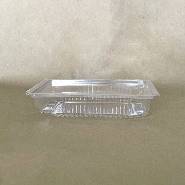 5.8"x8.28"x1.25" 24oz. PLA Hinged Lid Container 300cs BPI - Disposable Take Away Food Packaging - Canadian Distribution - Image 2