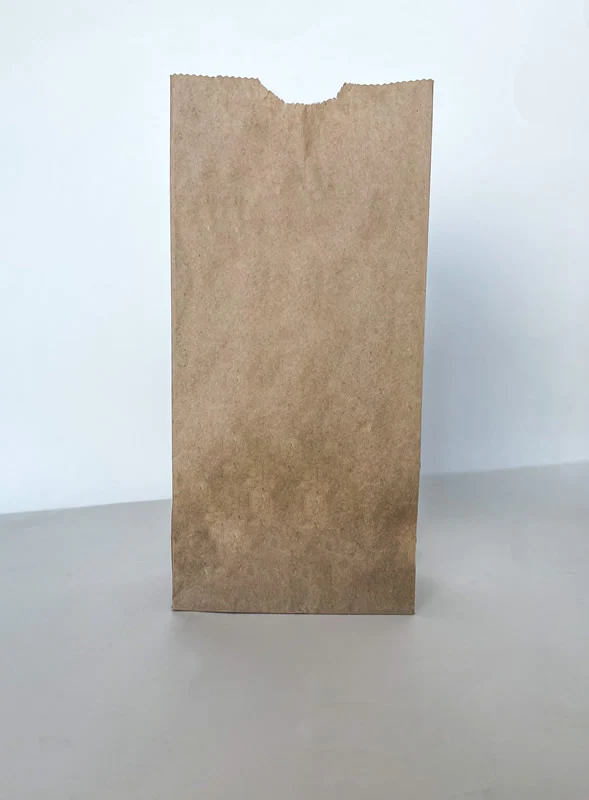 5LB Brown Grocery Bag 5.25" x 3.50" x 10.75" 500cs - Disposable Take Away Food Packaging - Canadian Distribution