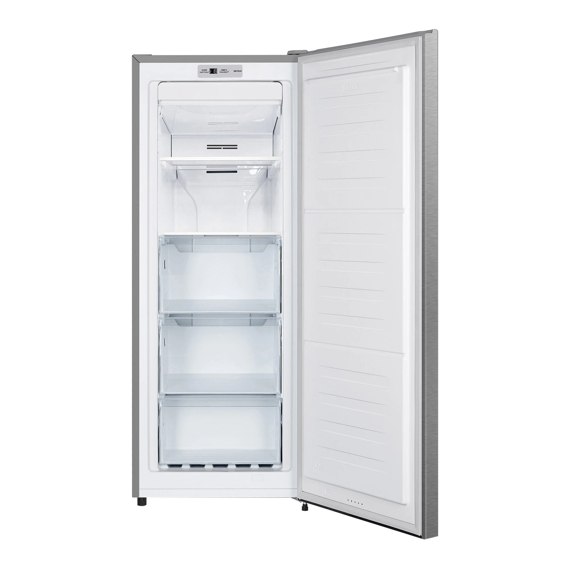6.0 cu ft Stainless Steel Look Convertible Upright Fridge or Freezer - Frost Free - Hisense - Restaurant Equipment and Smallwares - Canadian Distribution - Image 2