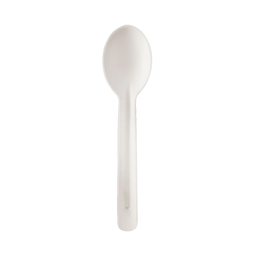 6.25" Bagasse Compostable Spoons or Forks or Knives- 1000 Per Case  - Sold By The Case - Image 2