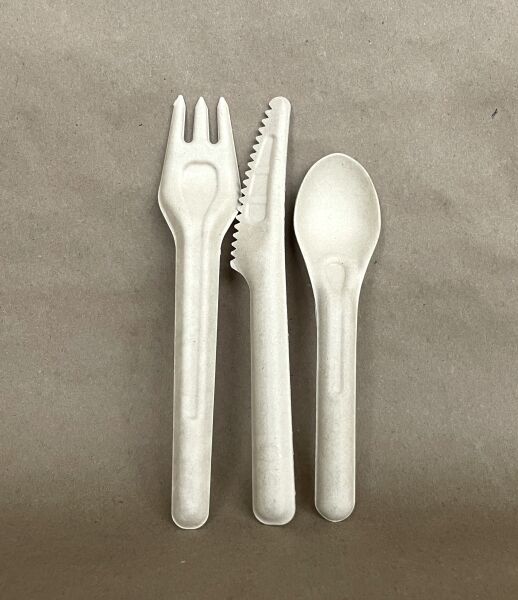 6.5" Natural Sugarcane Knife 1000cs - Disposable Take Away Food Packaging - Canadian Distribution - Image 2