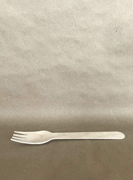 6" Birch Wood Fork 1000cs - Disposable Take Away Food Packaging - Canadian Distribution - Image 2