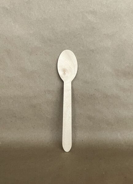 6" Birch Wood Spoon 1000cs - Disposable Take Away Food Packaging - Canadian Distribution