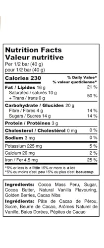 7 Summits Snacks Aconcagua Superfood Chocolate Bar – 12 Pack (80g each) - Canadian Distribution - Ships Free Within Canada on Orders Above CAD $199 - Image 9