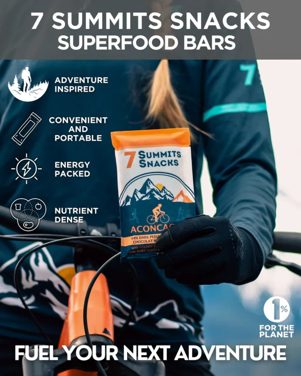 7 Summits Snacks Carstensz Superfood Chocolate Bar 12x80g - Canadian Distribution - Ships Free Within Canada on Orders Above CAD $199 - Image 2