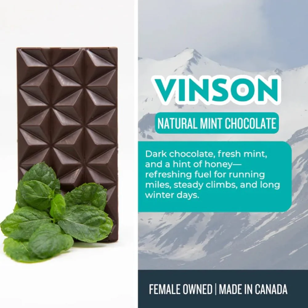 7 Summits Snacks Superfood Chocolate Bars Explorer Box – 10 Bars (80g each) - Canadian Distribution - Ships Free Within Canada on Orders Above CAD $199 - Image 2