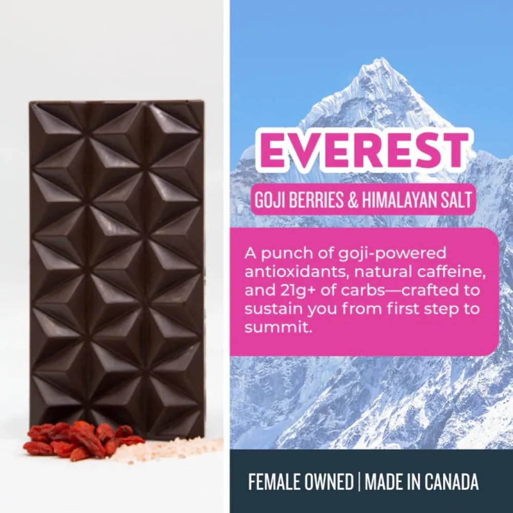 7 Summits Snacks Superfood Chocolate Bars Explorer Box – 10 Bars (80g each) - Canadian Distribution - Ships Free Within Canada on Orders Above CAD $199 - Image 3