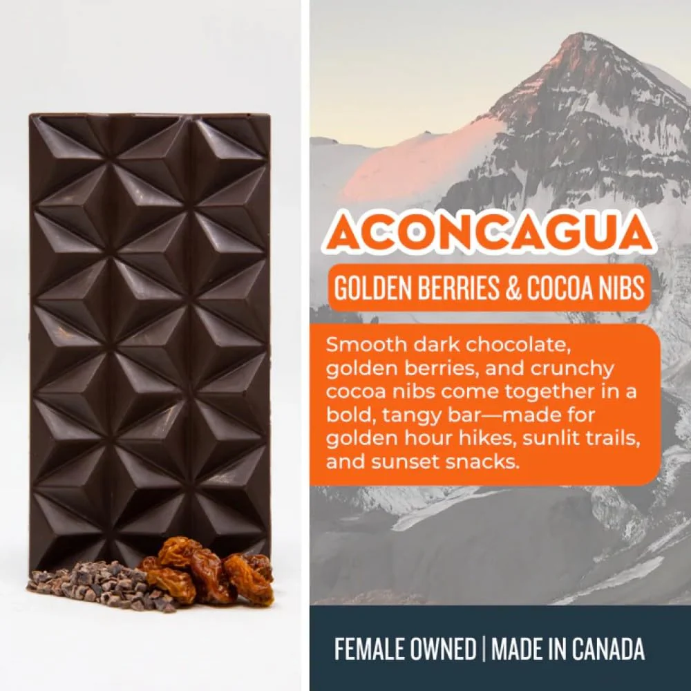 7 Summits Snacks Superfood Chocolate Bars Explorer Box – 10 Bars (80g each) - Canadian Distribution - Ships Free Within Canada on Orders Above CAD $199 - Image 6