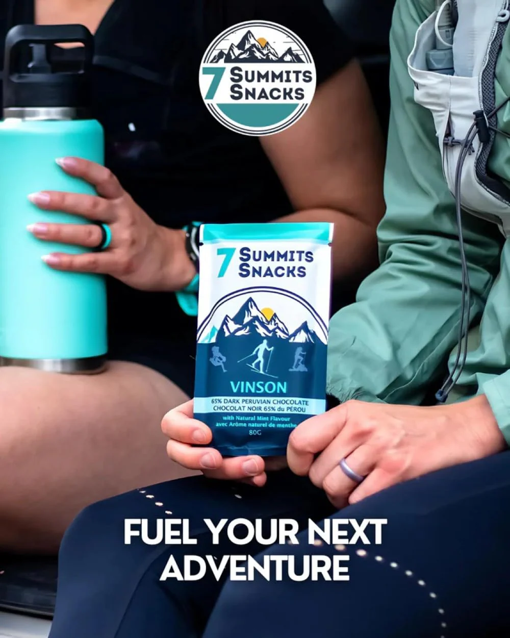 7 Summits Snacks Vinson Superfood Chocolate Bar 2 x 80g - Canadian Distribution - Ships Free Within Canada on Orders Above CAD $199 - Image 4