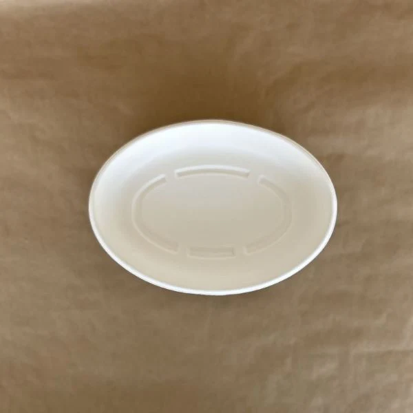 9.3" x 1.6" x 6.65" 24oz. Sugarcane Oval Bowl 300cs BPI - Disposable Take Away Food Packaging - Canadian Distribution - Image 2