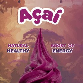 Acai Soft Serve and Soft Gelato Mix - Ready Fruit - Complete Base - Ready To Use - Case of 8 x 1.5 KG bags - Rubicone Canada - Ships Free Within Canada on Orders Above CAD $199 - Image 3