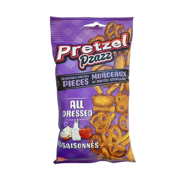 All Dressed - 48 × 56 g - Pretzel Pzazz - Canadian Distribution - Ships Free Within Canada on Orders Above CAD $199