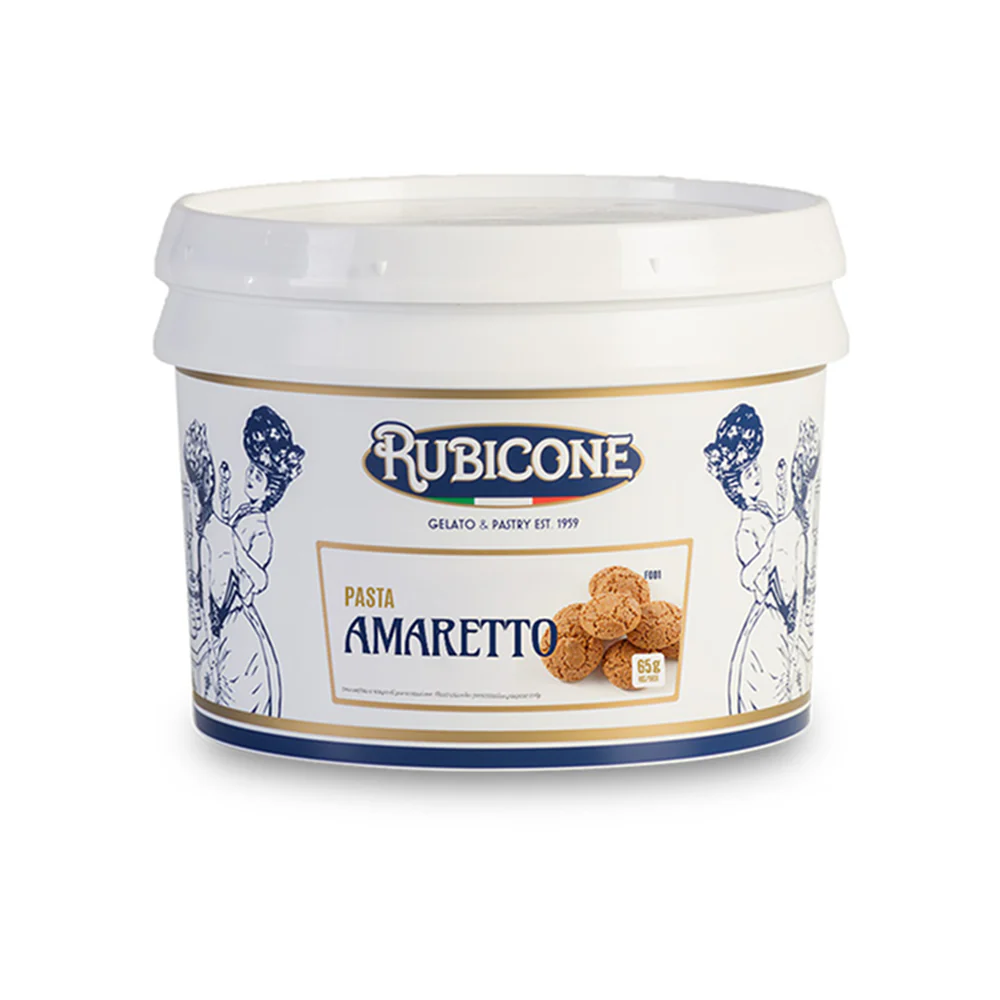 "PRE-ORDER" Amaretto Paste - Classic Gelato Pastes - Case of 2 x 3 KG Buckets - Rubicone Canada - Ships Free Within Canada on Orders Above CAD $199