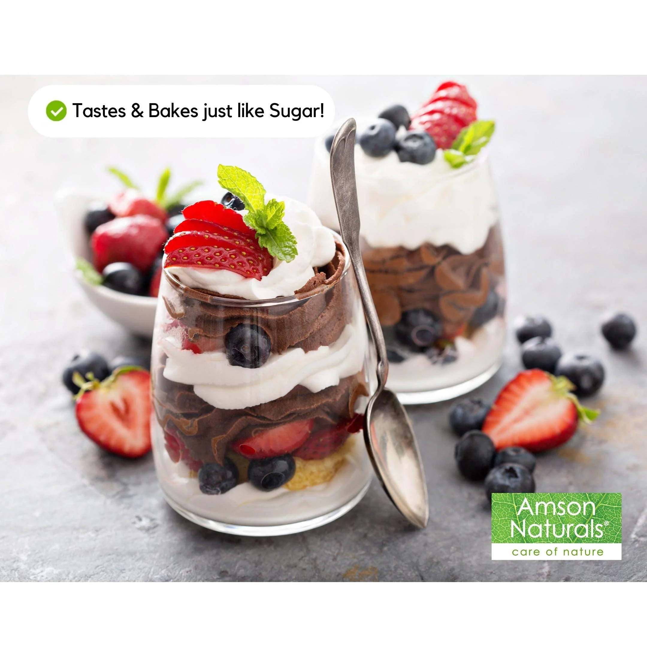 Amson Naturals – Erythritol Granular Sweetener – Original – 10lb - Canadian Distribution - Ships Free Within Canada on Orders Above CAD $199 - Image 2