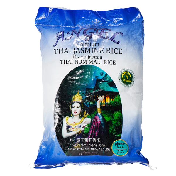 Angel Thai Jasmine Hom Mali Rice - 4 x 18.16 kg - Grocery and Food Items - Canadian Distribution - Ships Free Within Canada on Orders Above CAD $199