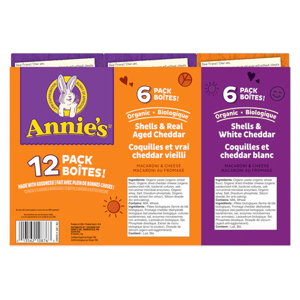 Annie's Organic Mac & Cheese - 48 x 170 g - Grocery and Food Items - Canadian Distribution - Ships Free Within Canada on Orders Above CAD $199 - Image 4