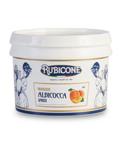 "PRE-ORDER" Apricot Sundae Dessert Topping - Case of 2 x 3 KG Buckets - Apricot Variegate - Rubicone Canada - Ships Free Within Canada on Orders Above CAD $199 - Image 2