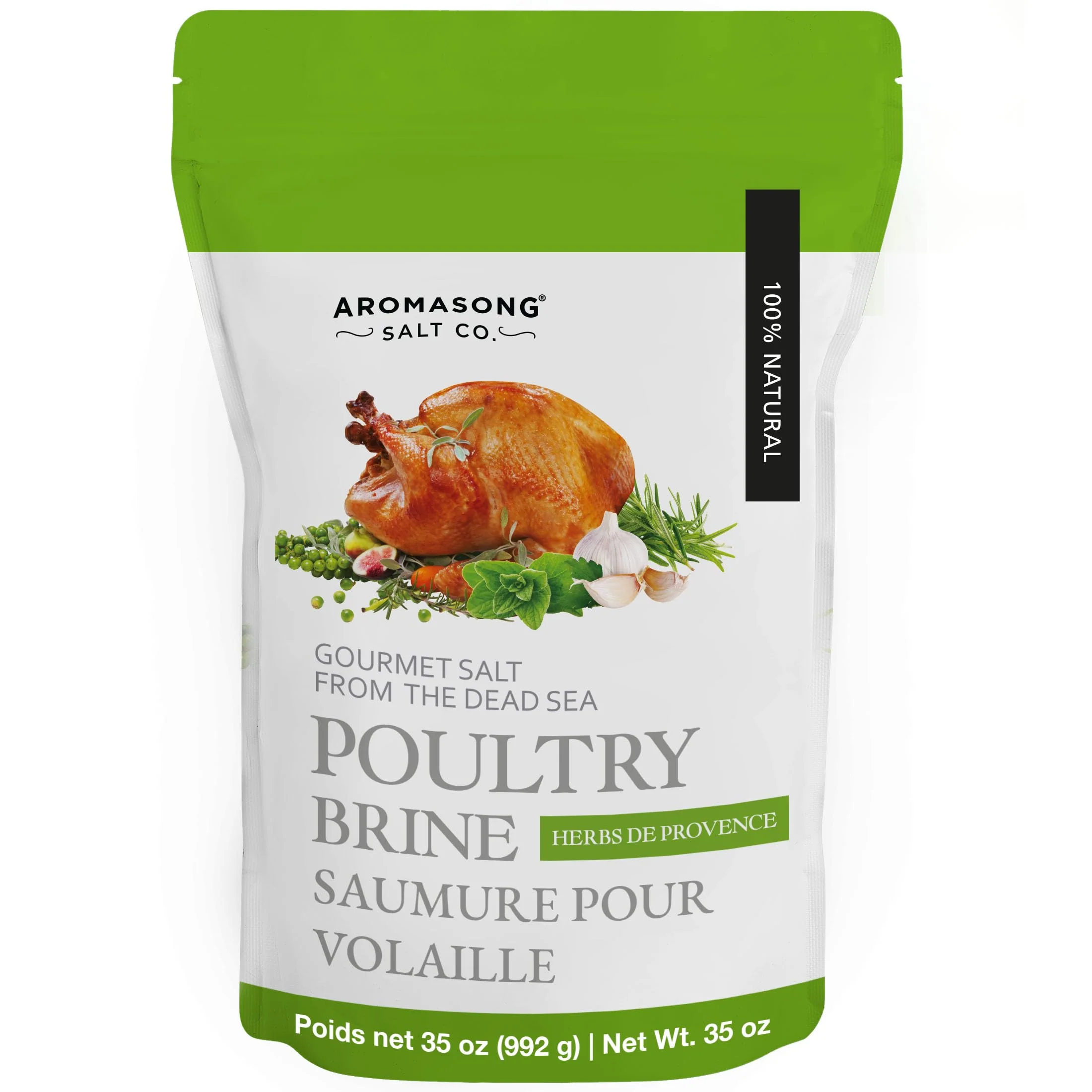 Aromasong – Turkey Brine – Herbs de Provence – 2 lb - Canadian Distribution - Ships Free Within Canada on Orders Above CAD $199