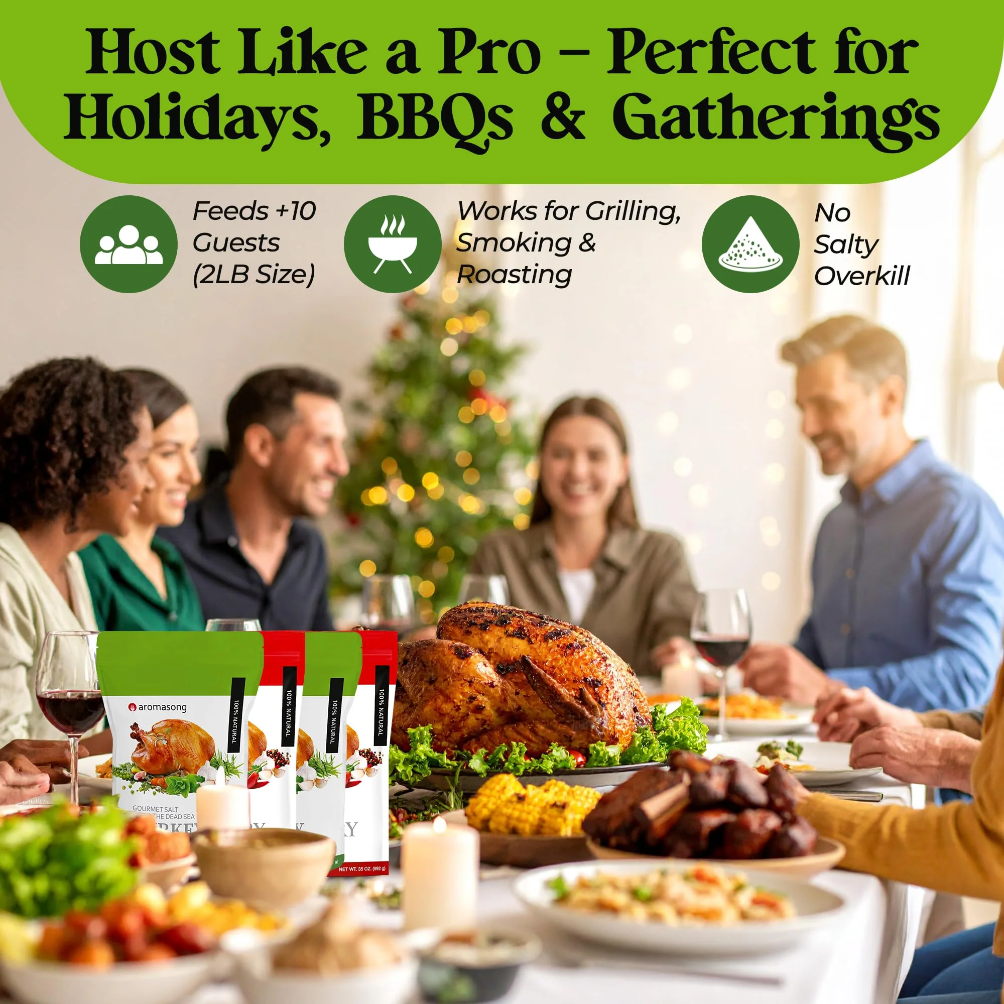 Aromasong – Turkey Brine – Herbs de Provence – 2 lb - Canadian Distribution - Ships Free Within Canada on Orders Above CAD $199 - Image 3