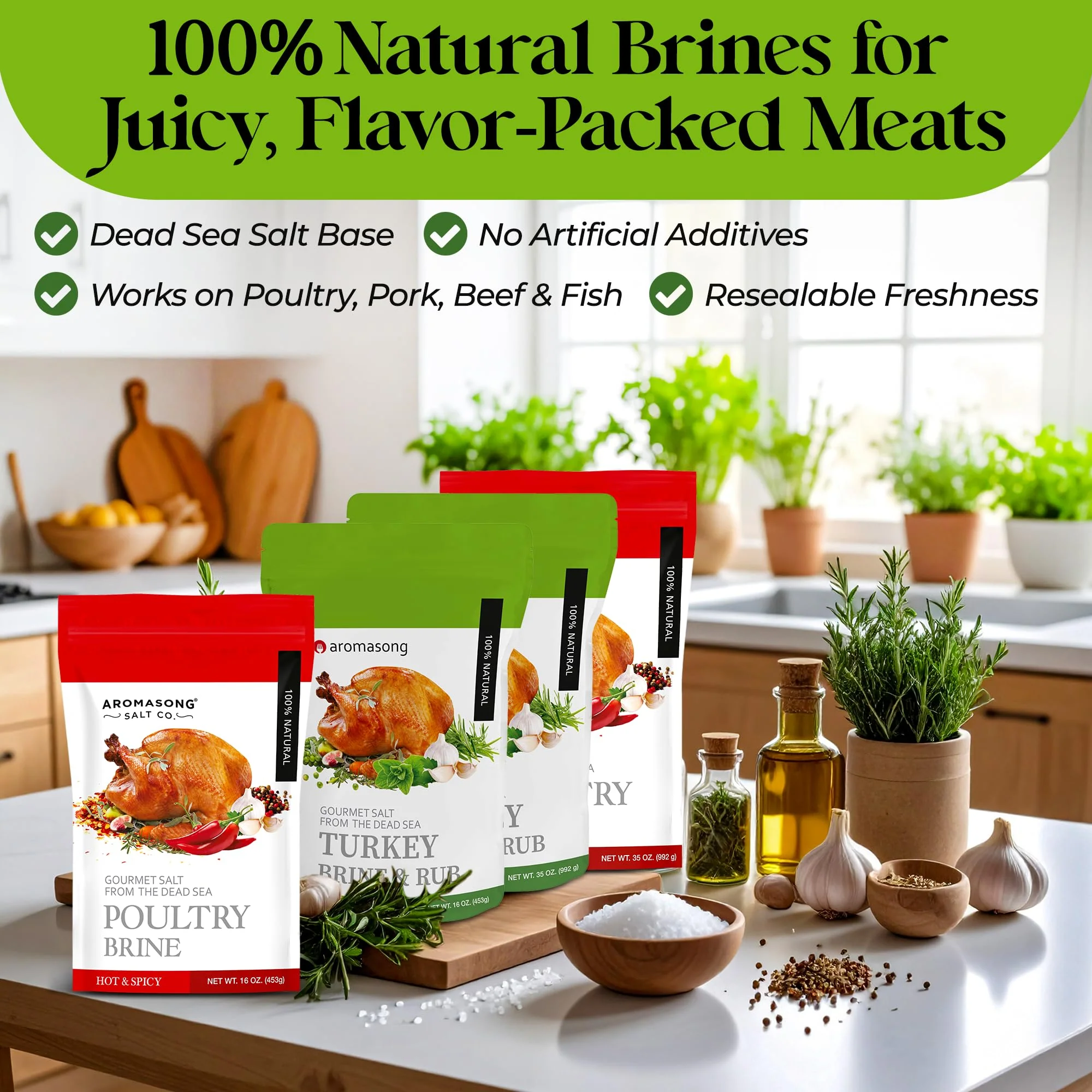 Aromasong – Turkey Brine – Herbs de Provence – 2 lb - Canadian Distribution - Ships Free Within Canada on Orders Above CAD $199 - Image 4