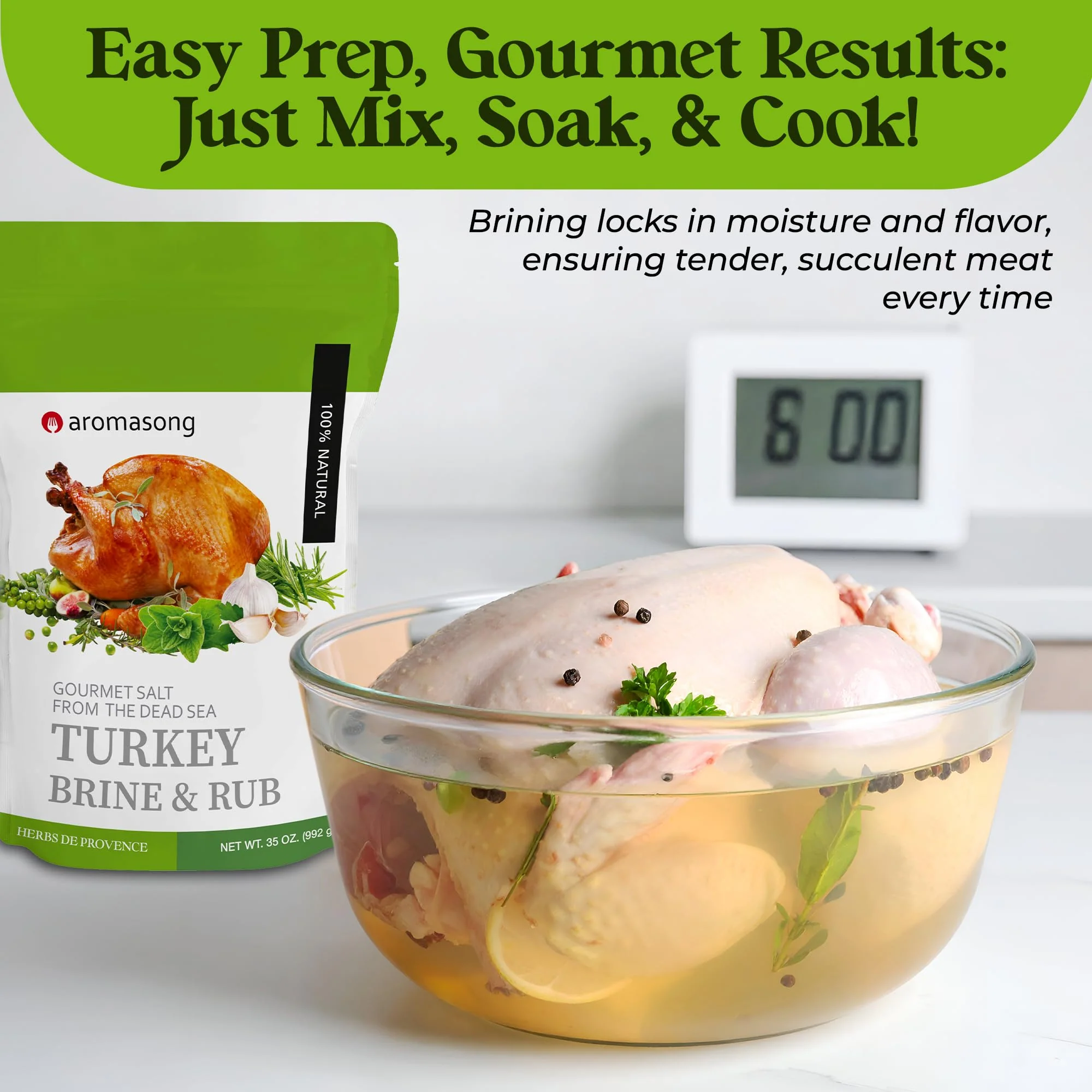 Aromasong – Turkey Brine – Herbs de Provence – 2 lb - Canadian Distribution - Ships Free Within Canada on Orders Above CAD $199 - Image 6