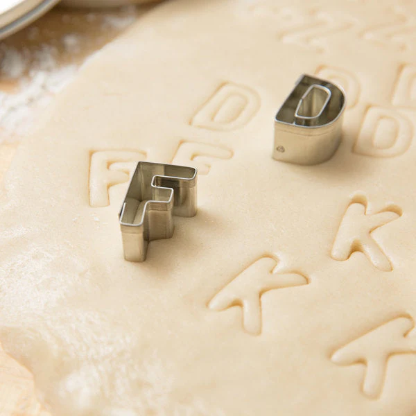 ATECO 6949 Alphabet Cookie Cutter Set (A–Z) - Tin, Set of 26 - Canadian Distribution - Ships Free Within Canada on Orders Above CAD $199 - Image 3