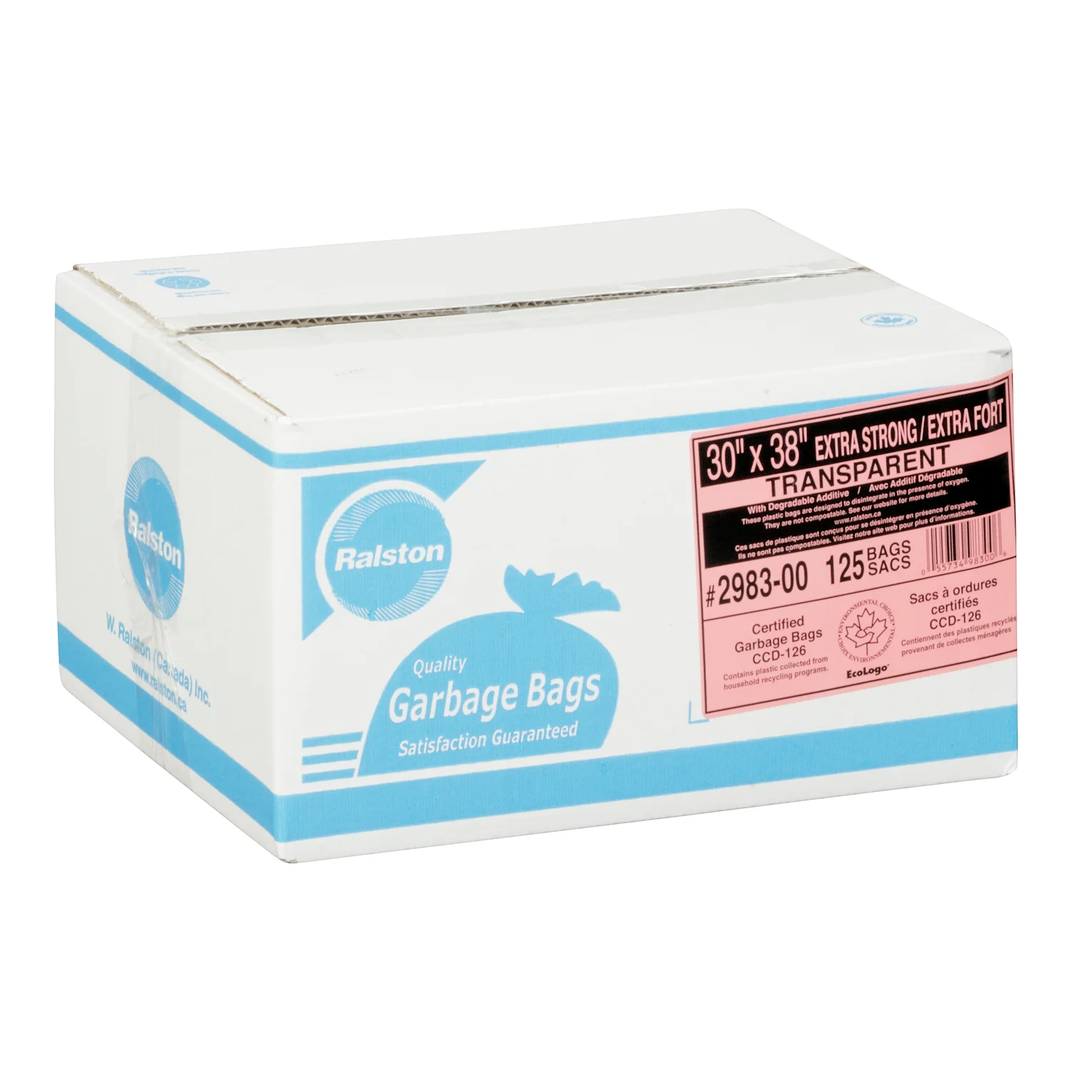 Bag Clear 30 x 38 Extra Strong Clear - 1 x 125 count - Ralston Purina - Packaging and Accessories - Restaurant Supplies and Equipment - Canadian Distribution - Image 2