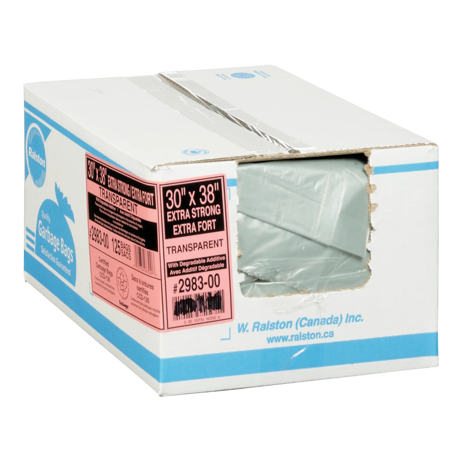 Bag Clear 30 x 38 Extra Strong Clear - 1 x 125 count - Ralston Purina - Packaging and Accessories - Restaurant Supplies and Equipment - Canadian Distribution - Image 3