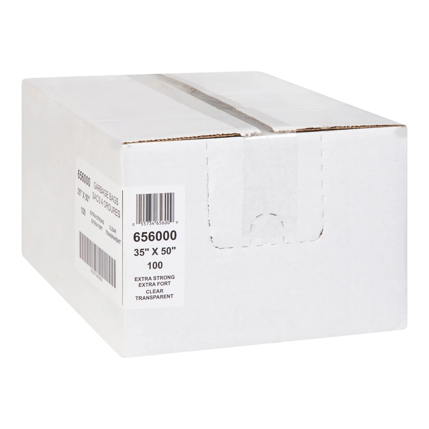 Bag Garbage 35 x 50 Extra Clear - 1 x 100 count - Ralston - Packaging and Accessories - Restaurant Supplies and Equipment - Canadian Distribution - Image 2