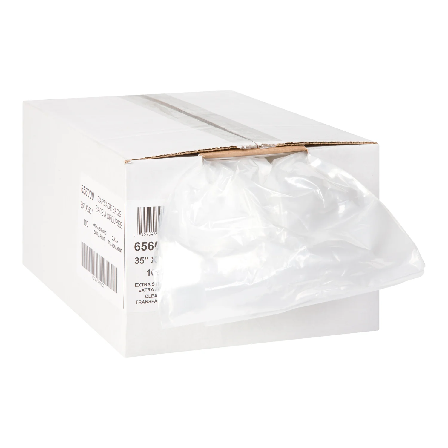 Bag Garbage 35 x 50 Extra Clear - 1 x 100 count - Ralston - Packaging and Accessories - Restaurant Supplies and Equipment - Canadian Distribution - Image 3