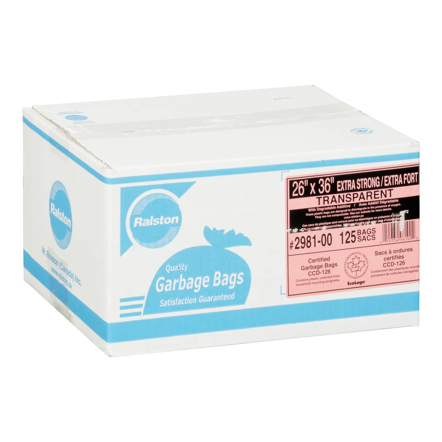 Bag Garbage Extra Strong Clear 26 x 36 - 125 x 26 x 36 - W Ralston - Packaging and Accessories - Restaurant Supplies and Equipment - Canadian Distribution - Image 2