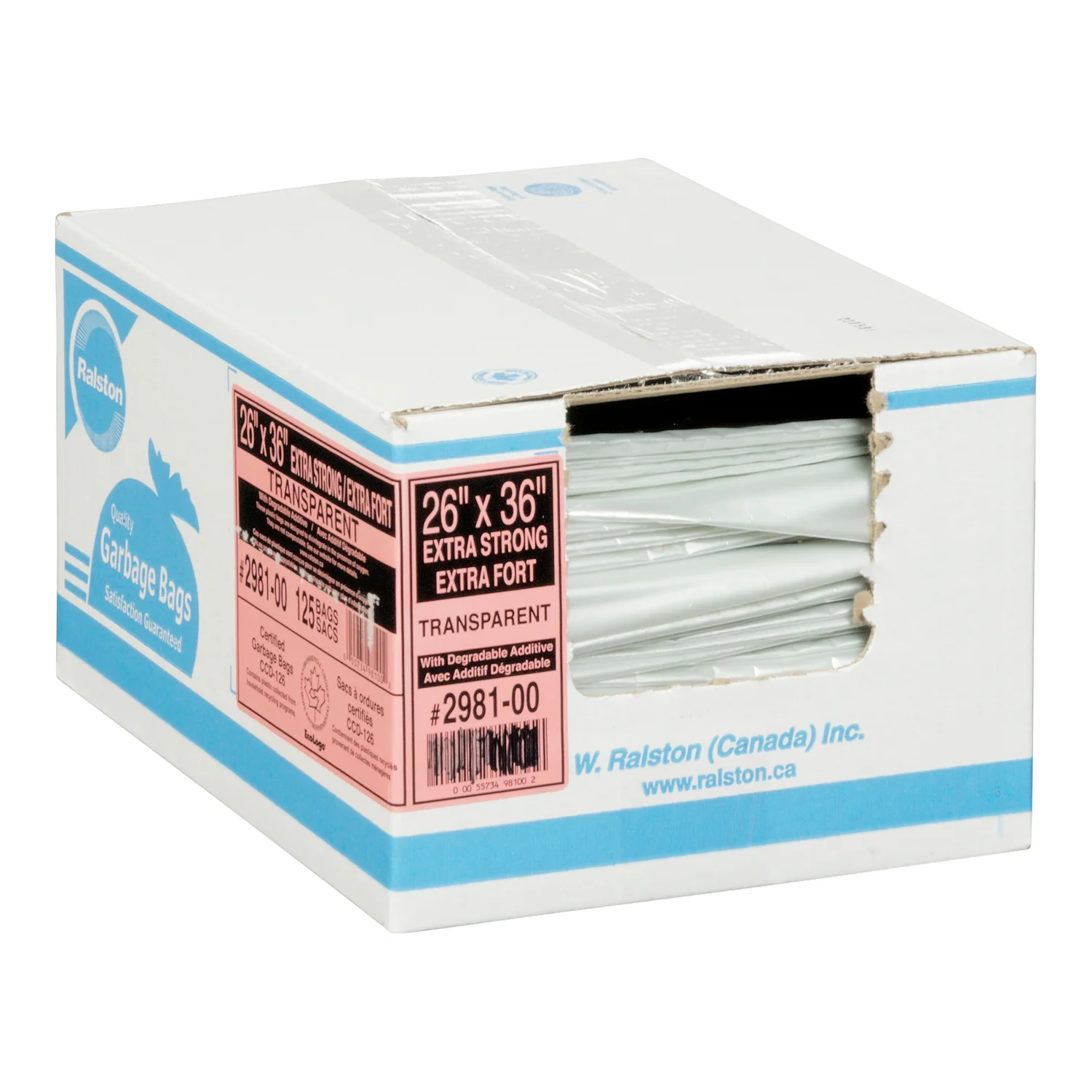 Bag Garbage Extra Strong Clear 26 x 36 - 125 x 26 x 36 - W Ralston - Packaging and Accessories - Restaurant Supplies and Equipment - Canadian Distribution - Image 3