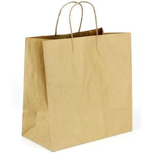 Bag Paper Handle Twisted 13 x 7x13 - 1 x 250 count - Calibre Marketi - Packaging and Accessories - Restaurant Supplies and Equipment - Canadian Distribution