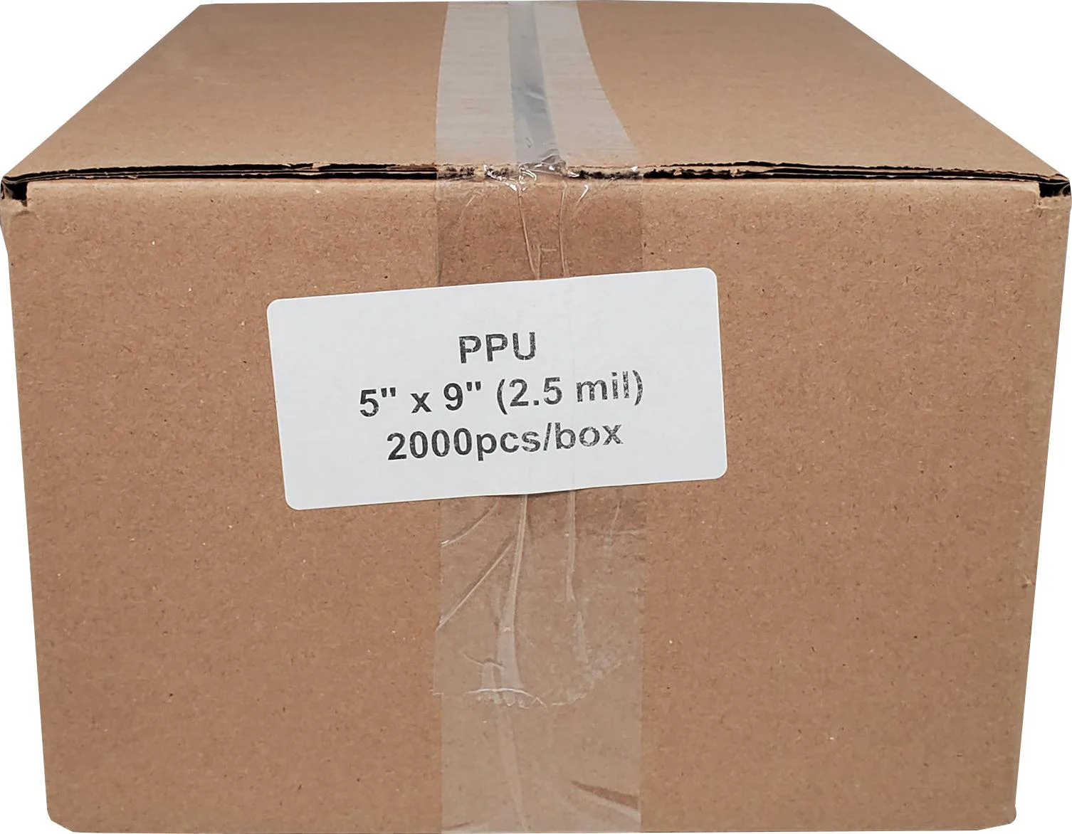 5"x9" - Plastic Bags - P.P.U. - Shiny - 2.5 mil - Image 2