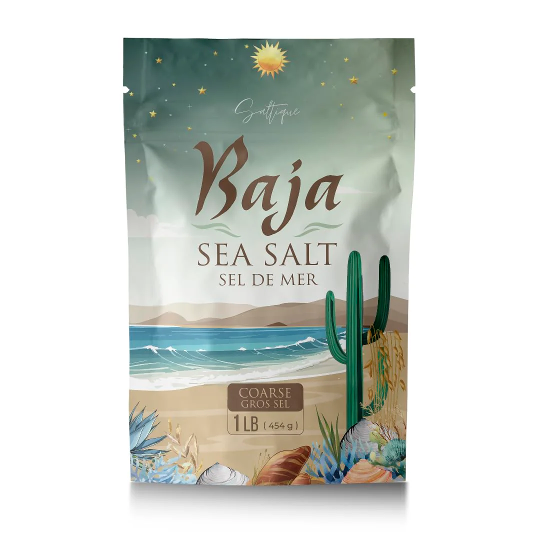 Baja – Sea Salt Coarse – Original – 1lb – High mineral - Canadian Distribution - Ships Free Within Canada on Orders Above CAD $199