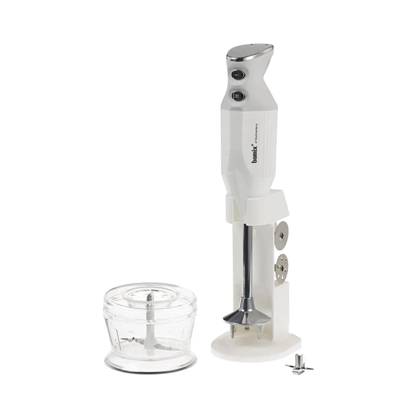 BAMIX DeLuxe 150W Immersion Hand Blender Kit (with Grinder & Stand) - Canadian Distribution - Ships Free Within Canada on Orders Above CAD $199