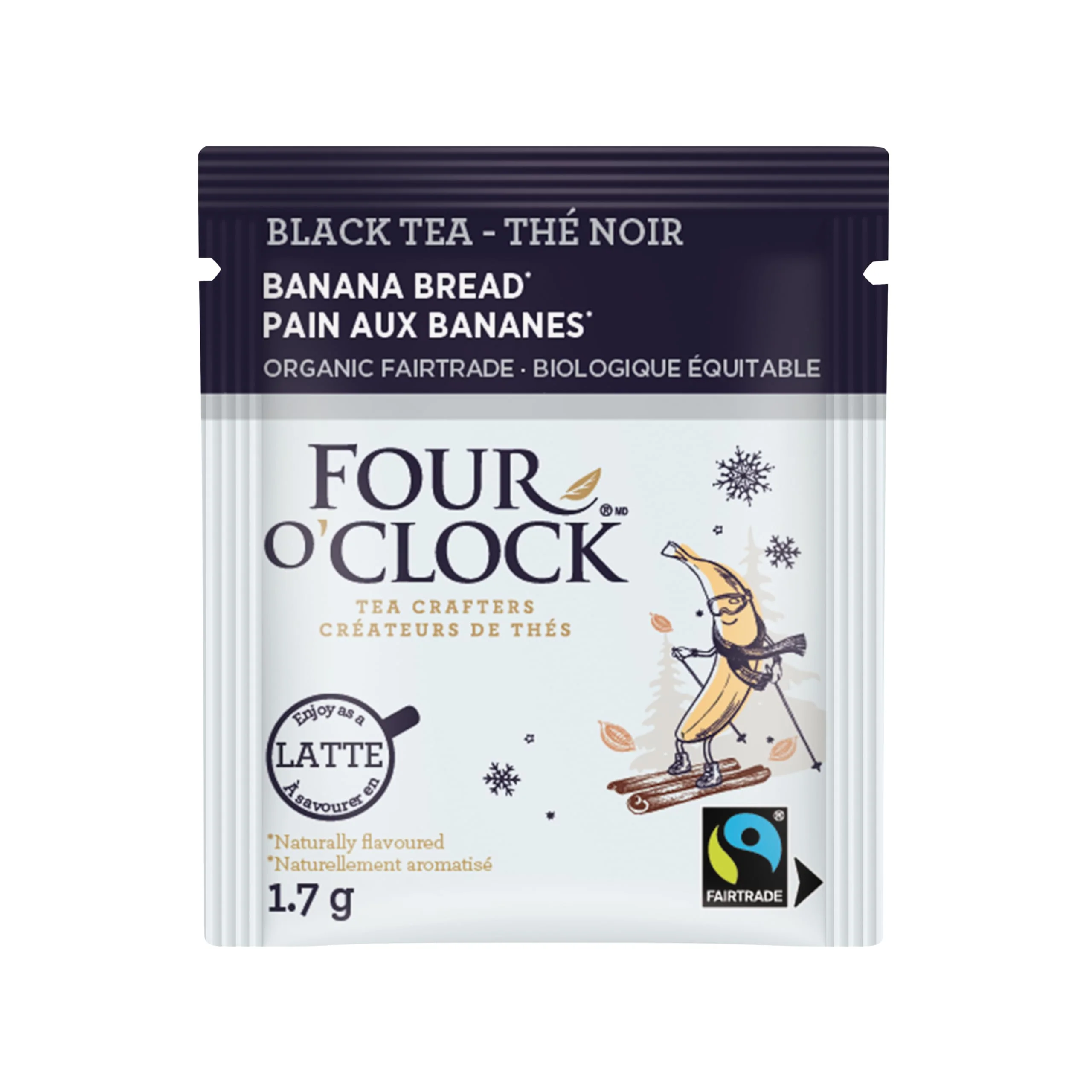 Banana Bread Black Tea - Organic Fair Trade, Holiday Collection, Low Caffeine, Natural & Sugar-Free, 2 x 15 Tea Bags - Canadian Distribution - Ships Free Within Canada on Orders Above CAD $199 - Image 5